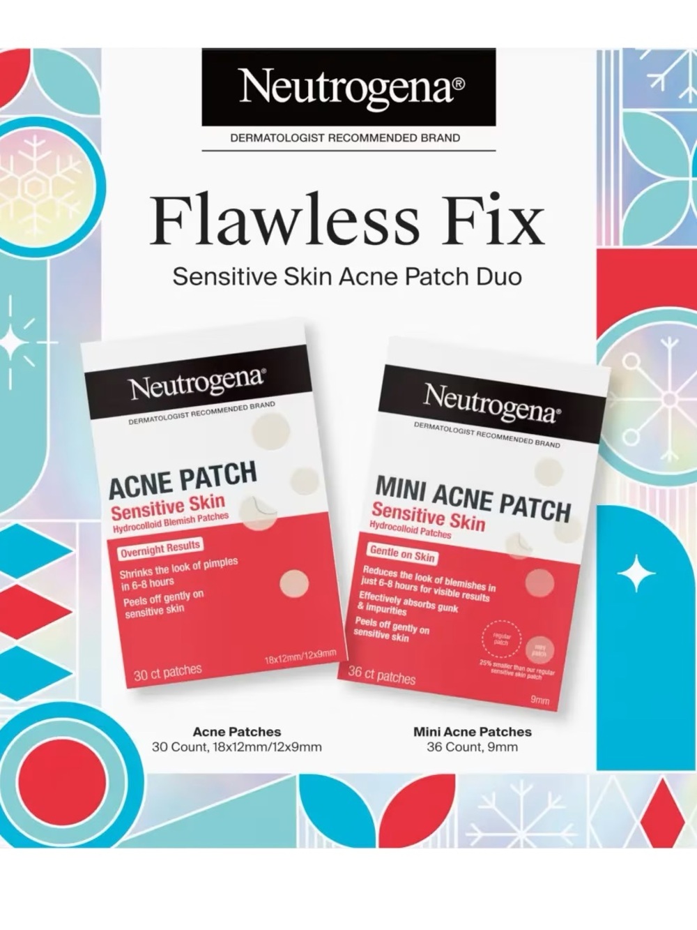 Neutrogena Flawless Fix Sensitive Skin Acne Patch Duo - 66ct